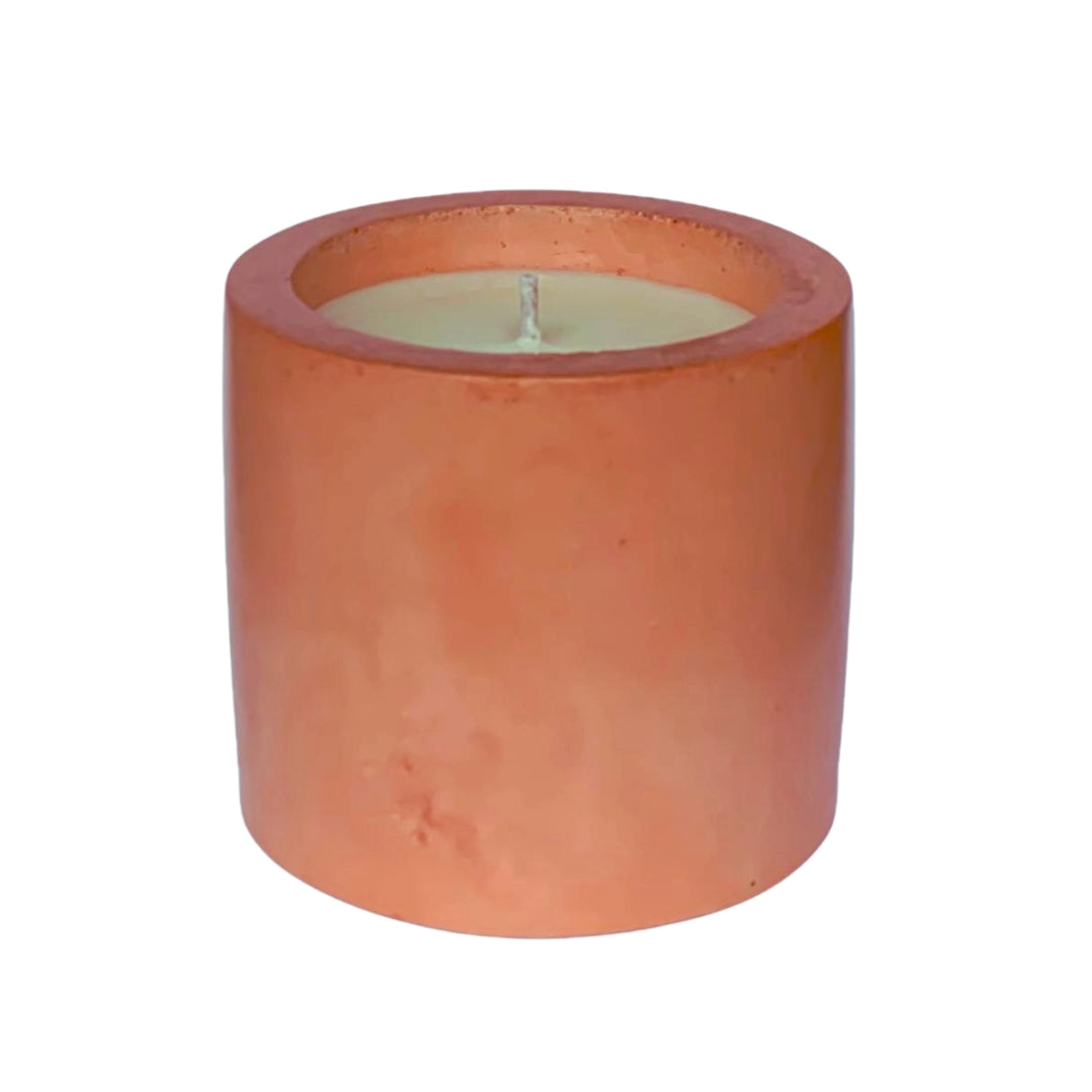 Classic Pink Concrete Candle
